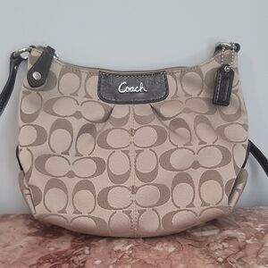 Coach Signature Satin Mini Crossbody Bag